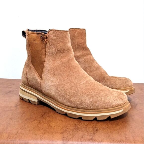 Sorel Lennox Waterproof Suede Chelsea Boot - Picture 1 of 6
